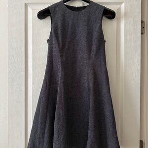 Theory Dotted Black & White A-Line Dress | Size 4